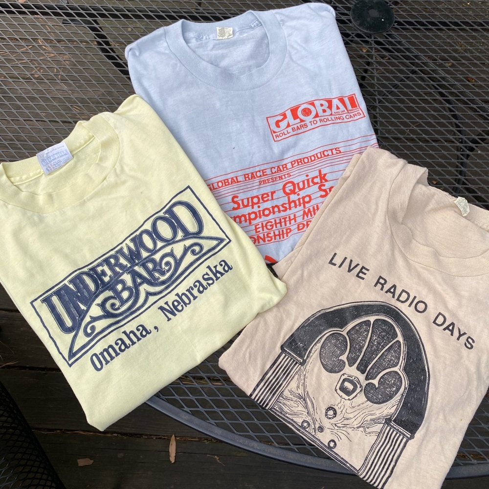 Lot of 3 Men’s Vintage Tees - XL (vintage sizing)